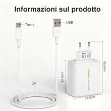 Carica l'immagine nel visualizzatore di Gallery, 65W Caricatore Rapido con Cavo USB C 2m,