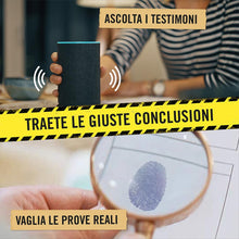 Carica l'immagine nel visualizzatore di Gallery, Hidden Games Luogo del Reato - L'isola dei misteri - Italiana - gioco realistico Della Scena del crimine, gioco emozionante del Detective, gioco Della Stanza di fuga