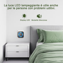 Carica l'immagine nel visualizzatore di Gallery, SURFOU Campanello Senza Fili da Esterno, 400m Wireless, 55 Suonerie, LED