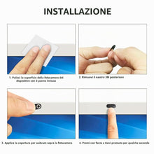 Carica l'immagine nel visualizzatore di Gallery, Webcam Cover (6 pezzi) Copri Webcam Slide Ultra-sottile per laptop, iMac, MacBook Pro, Mac, Computer, Smartphone, Tablet