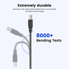 Carica l'immagine nel visualizzatore di Gallery, MOSWAG Cavo Stampante USB C Cavo MIDI USB B a USB C 480 Mbps 2M