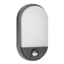 Carica l'immagine nel visualizzatore di Gallery, Lampada da Esterno Con Sensore di Movimento PIR Portata di 9m Luce Bianca Calda 3000K 10W 800lm Applique da Esterno Idea