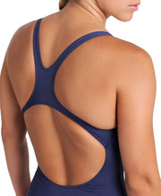 Carica l'immagine nel visualizzatore di Gallery, ARENA Solid Swim PRO Team Costume Intero Donna, Costume da Bagno ad Asciugatura Rapida, Costume da Bagno Sportivo in Tessuto MaxLife Eco con Massima Resistenza al Cloro e Protezione UV UPF 50+