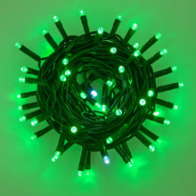 Carica l'immagine nel visualizzatore di Gallery, Catena Luminosa LED, catenaria 10 Metri da esterno, 100 Luci, IP65 Impermeabile e Prolungabile con Effetto Flash, per Na