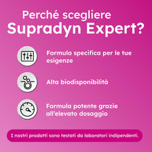 Carica l'immagine nel visualizzatore di Gallery, Supradyn Expert Vitamina B12 1000 µg, Integratore Stanchezza, 90 Compresse