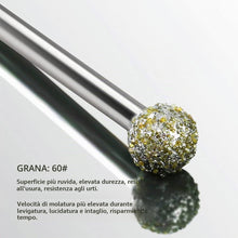 Carica l'immagine nel visualizzatore di Gallery, 20 Pezzi Frese Diamantate per Dremel, Set di Frese Diamantate con Gambo da 3 mm per Pietra Intaglio fai da te, Rettifica