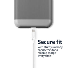 Carica l'immagine nel visualizzatore di Gallery, Amazon Basics Cavo di ricarica USB-A a Lightning, certificato MFi, serie Advanced, per iPhone, bianco, 0.9 m