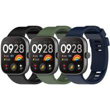 Carica l'immagine nel visualizzatore di Gallery, 3 Pezzi Cinturino per Xiaomi Redmi Watch 6/5/4, Cinturino in Silicone di Ricambio per Xiaomi Mi Band 10 Pro/9 Pro/8 Pro 