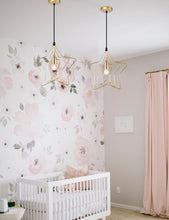 Carica l'immagine nel visualizzatore di Gallery, iDEGU Lampada a Sospensione E27 Plafoniera Design Creativo a Stella Lampada da Soffitto Moderno con 3 stelle Regolabili 