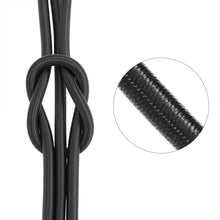 Carica l'immagine nel visualizzatore di Gallery, QWORK® Corda Elastica 6mm x 10m Nero - Resistente ai Raggi UV, Multiuso per Teloni e Attività Outdoor