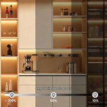 Carica l'immagine nel visualizzatore di Gallery, illuburg 24V Striscia LED COB Bianco Caldo 2700K 10m 400LED/m CRI90+ Dimmerabile Autoadesiva Banda Barra Strip Luminosa