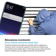 Carica l'immagine nel visualizzatore di Gallery, Tapo C200 Telecamera Wi-Fi Interno FHD, Videocamera sorveglianza, Visione Notturna, 360° Visuale, Audio Bidirezionale, Rilevamento di movimento e notifiche, Allarme acustico e luminoso integrato