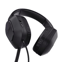 Carica l&#39;immagine nel visualizzatore di Gallery, Trust Gaming GXT 415 Zirox Cuffie Gaming Leggere con Driver da 50 mm per PC, Xbox, PS4, PS5, Switch, Mobile, Jack Audio 3.5 mm, Cavo 2m, Cuffie con Microfono Over-Ear - Nero