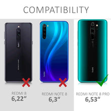 Carica l'immagine nel visualizzatore di Gallery, kwmobile Custodia Compatibile con Xiaomi Redmi Note 8 Pro Cover - Back Case per Smartphone in Silicone TPU - Protezione 