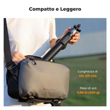 Carica l'immagine nel visualizzatore di Gallery, K&amp;F CONCEPT Treppiede Magnetico, 3-in-1 Selfie Stick Magnetico+Clip+1/4"