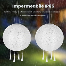 Carica l'immagine nel visualizzatore di Gallery, HOTUT Lanterne Solari da Esterno, 2 Pezzi Lampada Solare da Giardino, IP65 Impermeabile Luci Solari, Luce Bianca Calda, 