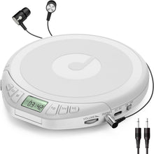 Carica l'immagine nel visualizzatore di Gallery, Gueray Lettore CD Portatile HiFi Classic Personal Discman con Cuffia...