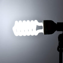 Carica l'immagine nel visualizzatore di Gallery, Lampada fotografica 135 W 220 V 5500 K CRI90 luce diurna, lampada a spirale a risparmio energetico E27 lampadina per stu