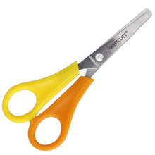 Carica l'immagine nel visualizzatore di Gallery, Westcott E-21593 00 Forbici bambini per mancini, 13 cm, punte arrotondate, scala 5 cm, rosso/giallo