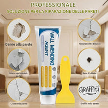 Carica l'immagine nel visualizzatore di Gallery, Stucco Per Muro Bianco Pronto, Veloce in Tubetto, Riempitivo per Crepe, Graffi e Fori, Stucco Bianco Antimuffa Salvamuro