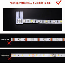 Carica l'immagine nel visualizzatore di Gallery, Sumind 35 Pezzi Connettori per Strisce LED 5 Pin, 10 mm