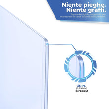 Carica l'immagine nel visualizzatore di Gallery, 100 Toploader Pokemon 35pt, Protezione Carte Pokemon Top Loader