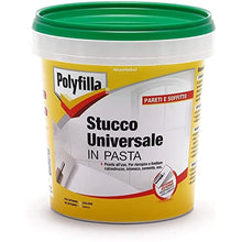 Carica l'immagine nel visualizzatore di Gallery, POLYFILLA STUCCO UNIVERSALE per muro Interno ed Esterno, Pronto Uso, per riempire calcestruzzo intonaco cemento, in PAST