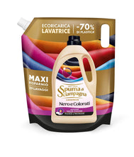 Carica l'immagine nel visualizzatore di Gallery, Spuma di Sciampagna - Detersivo Lavatrice Nero e Colorati 1305ml