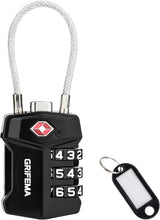 Carica l'immagine nel visualizzatore di Gallery, GRIFEMA GA1006 Lucchetto TSA Combinazione 3 Cifre – Per Valigie da Viaggio