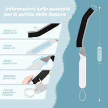 Carica l'immagine nel visualizzatore di Gallery, TQRR 4 Pezzi Spazzola Per la Pulizia Delle Fessure - Spazzola Fughe Piastrelle, Multifunzionale Spazzola per Pulire Doccia Casa, Cucine, Bagno, Finestra, Wc (4, Menta)
