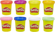 Carica l'immagine nel visualizzatore di Gallery, Play-Doh Pack de 8 Pots de Pâte à Modeler, Couleurs Arc-en-Ciel, 8 x 56 g, Activités Créatives pour Filles et Garçons dè