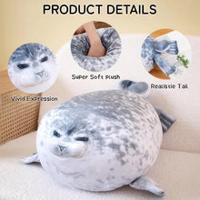 Carica l'immagine nel visualizzatore di Gallery, Foca Peluche Cuscino da Abbracciare, 30cm Carino Peluche Animale Paffuto, Regalo per Bambini &amp; Amici