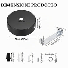 Carica l'immagine nel visualizzatore di Gallery, 2 Pezzi Rosone Lampadario Soffitto, Rosone Soffitto, Rosoni Lampadario in Metallo, Lampada a Baldacchino, Coprifilo per 