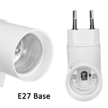 Carica l'immagine nel visualizzatore di Gallery, Akynite lampada E27 con interruttore senza cavo per LED, piccola da cucina 230 V, faretto E27 da lettura, portalampada c