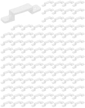 Carica l'immagine nel visualizzatore di Gallery, QWORK® 100 Pezzi Clip per Fissaggio Strisce LED, 12mm Clip per Supporto in Silicone per Fissaggio Strisce LED RGB 1210 (