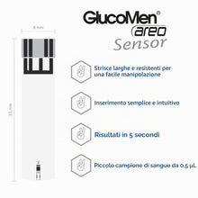 Carica l'immagine nel visualizzatore di Gallery, Glucomen AEREO Glucosio Diabete Strisce Test (x50)