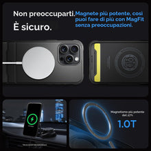 Carica l'immagine nel visualizzatore di Gallery, Spigen Cover Rugged Armor MagFit per iPhone 15 Pro
