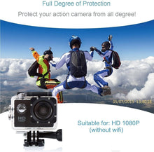 Carica l'immagine nel visualizzatore di Gallery, Custodia Protettiva Impermeabile compatibile con SJ4000 WiFi/AKASO EK7000/ Victure/GOOKAM/Jadfezy/Apexcam Action Camera Custodia Protettiva Impermeabile Subacquea