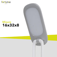 Carica l'immagine nel visualizzatore di Gallery, Lampada da Scrivania LED Touch Pieghevole e Ricaricabile – Lampada da Tavolo in ABS con 3 Intensità di Luce, Batteria 12