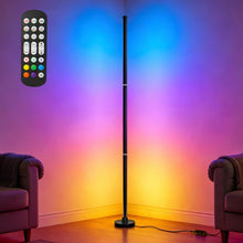 Carica l'immagine nel visualizzatore di Gallery, Lampada da Terra LED Dimmerabile,120cm Lampada da Terra RGB con Telecomando