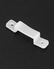 Carica l'immagine nel visualizzatore di Gallery, QWORK® 100 Pezzi Clip per Fissaggio Strisce LED, 12mm Clip per Supporto in Silicone per Fissaggio Strisce LED RGB 1210 (