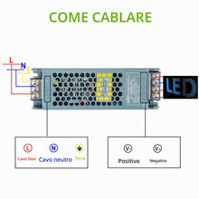 Carica l'immagine nel visualizzatore di Gallery, 24 V DC 150 W LED Alimentatore Trasformatore per Strisce e Luci LED
