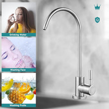 Carica l'immagine nel visualizzatore di Gallery, DEWIN Rubinetto 1/4, Rubinetto Depuratore Acqua Rubinetto Acqua Filtrata