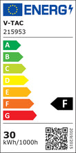 Carica l'immagine nel visualizzatore di Gallery, V-TAC Faro LED da Esterno 30W Nero - [Chip Samsung - Alte Perfomance, Bassi Consumi] - 2510 Lumen - IP65 - Proiettore Fa