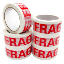 Carica l'immagine nel visualizzatore di Gallery, Terryshop74 6 Rotoli Nastro adesivo Silenzioso imballaggio trasporto 50mm x 66 metri per Imballaggi e magazzino, resiste