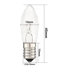 Carica l'immagine nel visualizzatore di Gallery, 20 lampadine di ricambio E10, per archi e catene luminose, 12 V 3 W, 2700 K (12 V)