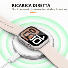 Carica l'immagine nel visualizzatore di Gallery, Mugust 2 Pezzi Cover per Apple Watch SE 3/2/1 /Series 6 5 4 40mm Vetro Temperato Pellicola Protettiva,PC Rigido Case Pro