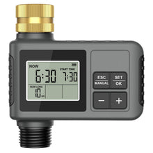 Carica l'immagine nel visualizzatore di Gallery, RIOGOO Timer per rubinetto da giardino esterno, timer per irrigatore programmabile con ritardo pioggia, irrigazione a go