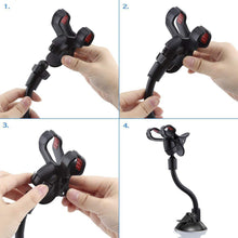 Carica l'immagine nel visualizzatore di Gallery, iVoler Supporto Cellulare Auto, Supporto Universale Porta 360 Gradi di Rotazione per Cruscotto Dashboard Parabrezza con 