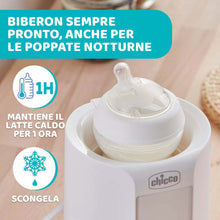 Carica l&#39;immagine nel visualizzatore di Gallery, Chicco Scaldabiberon Portatile Da Viaggio E Scaldapappa Con Tre Programmi E Spegnimento Automatico, Bianco, ‎14 x 14 x 17.5 cm; 820 grammi